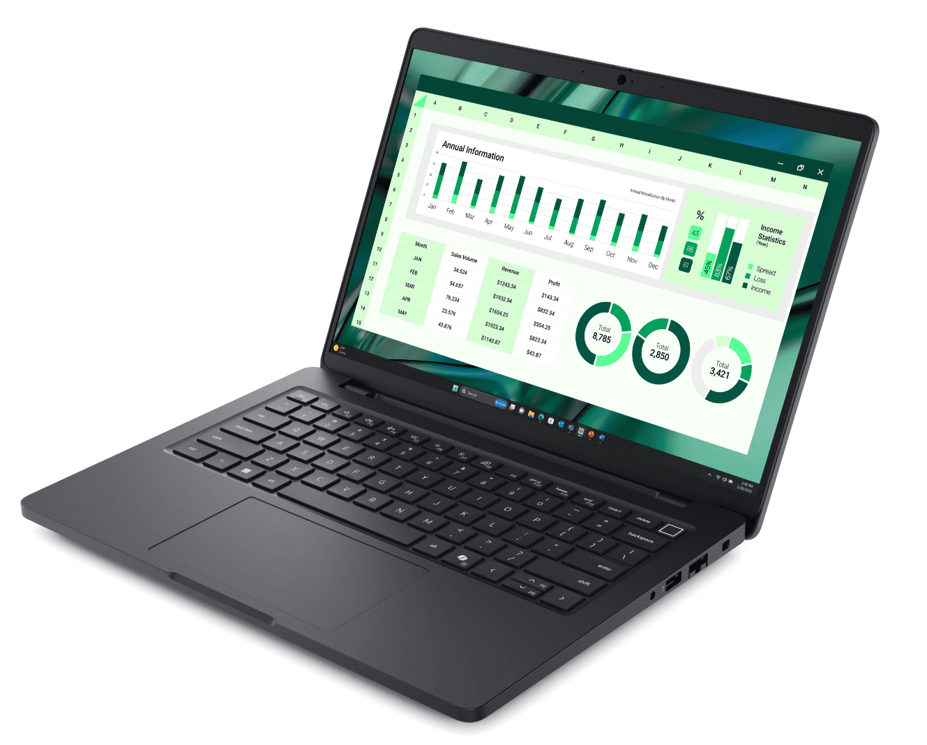 Ноутбук Dell Pro Max 14 Laptop MC14250 (Intel Core Ultra 7 265H 5300MHz/16Gb/512Gb SSD/14.0/1920х1200/Intel Arc Pro 8Gb/Windows 11 Pro) Черный
