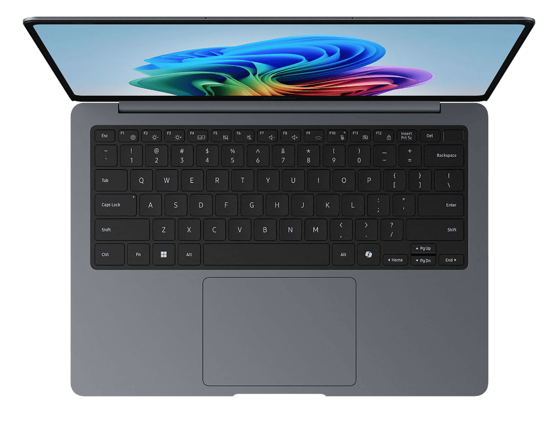 Ноутбук Samsung Galaxy Book 6 Pro 14 NP940XJG-KG4HK (Intel Ultra X7 358H 5000MHz/32Gb/1024Gb SSD/14.0"/2880x1800/Touch/Intel Arc Graphics B390/Wi-Fi 7/Bluetooth/Windows 11) Серый