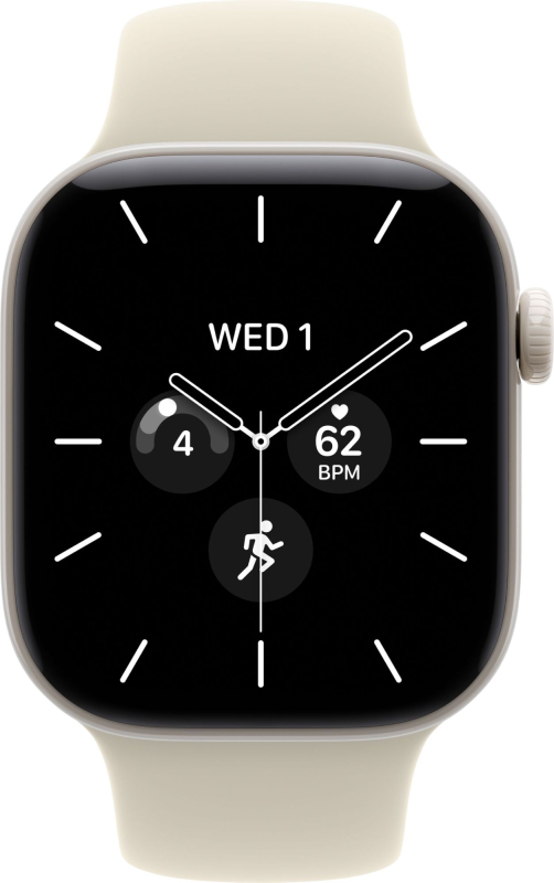 Apple Watch Series 12 (46 mm) - Ceramic "Pearl White" + Sport Band "Sand"