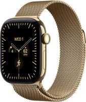 Apple Watch Series 12 (42 mm) - Titanium "Radiant Gold" + Milanese Loop "Radiant Gold"