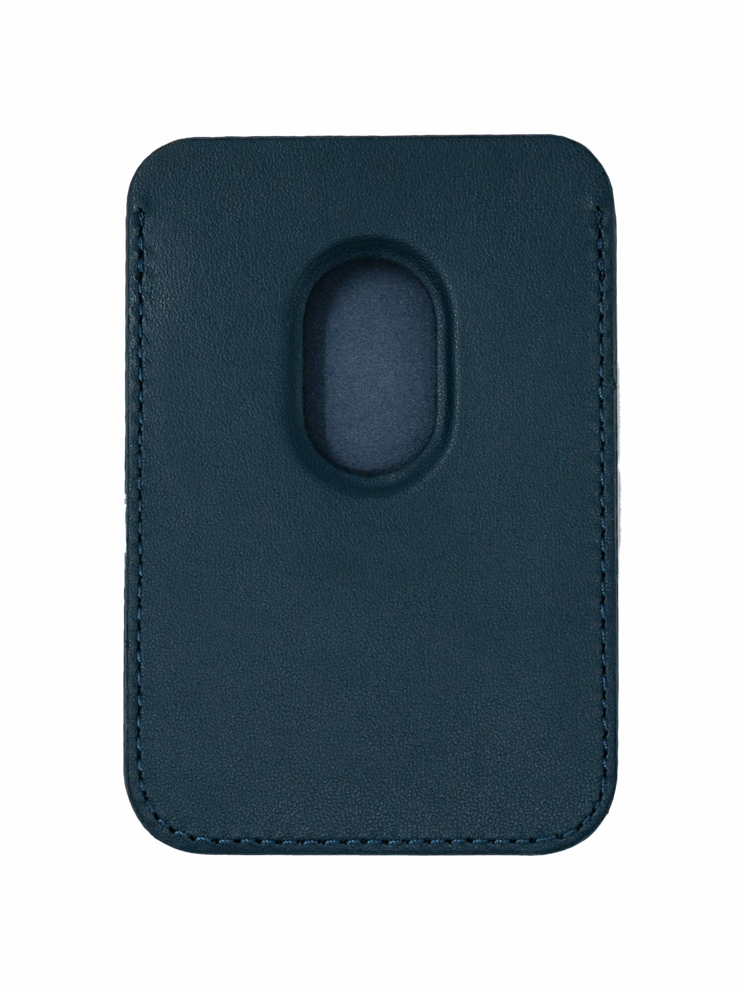 Картхолдер Apple Leather Wallet with MagSafe Blue (реплика)