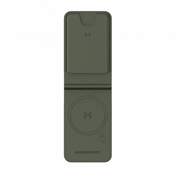 Кошелек-кардхолдер Magssory Geotag Magnetic Khaki