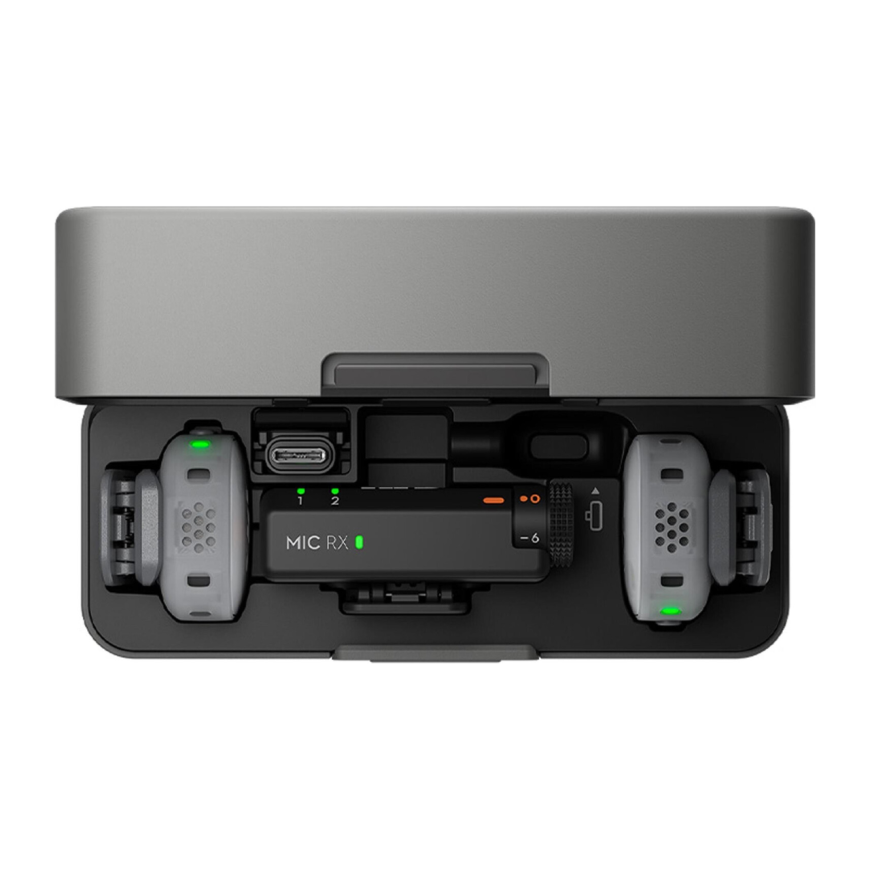 Комплект беспроводных микрофонов DJI Mic Mini 2 (2 TX + 1 RX + Зарядный футляр)