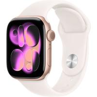 Apple Watch Series 11, 46 mm, Rose Gold Aluminium Light Blush Sport Band SM/ML