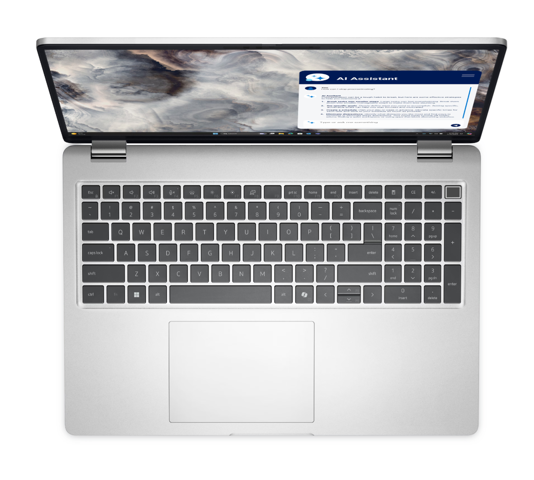 Ноутбук DELL Pro 16 Plus (Intel Ultra 7 268V 2200MHz/32Gb/512Gb SSD/16.0"/1920x1200/Intel Arc Graphics 140V 8Gb/Wi-Fi/Bluetooth/Windows 11 Pro) Серый 