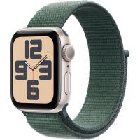 Apple Watch SE 2024  GPS 40mm Starlight Aluminium Lake Green Sport Loop