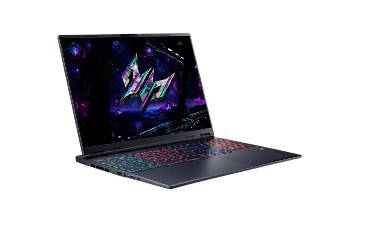 Ноутбук Acer Predator Helios Neo 16S PHN16S-71-98RF (Intel Core Ultra 9 275HX 2100MHz/64Gb/2048Gb SSD/16.0/2560х1600/240Hz/OLED/Nvidia Geforce RTX 5070ti 12Gb/Windows 11 Home) Черный