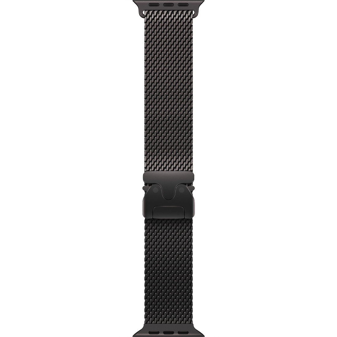Apple Watch Ultra 3 49mm Black Titanium Case, Milanese Loop (Black Titanium) L