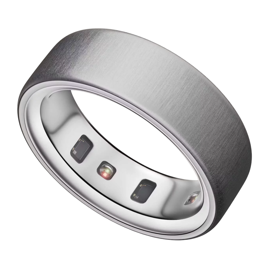 Умное кольцо Oura Ring 4 («Брашированное серебро» | Brushed Silver)
