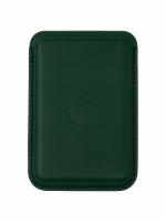 Картхолдер Apple Leather Wallet with MagSafe Green (реплика)
