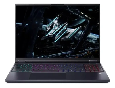 Ноутбук Acer Predator Helios Neo 16 AI PHN16-73-92B8 (Intel Core Ultra 9 275HX 2100MHz/16Gb/1024Gb SSD/16.0/2560х1600/240Hz/IPS/Nvidia Geforce RTX 5070ti 12Gb/Windows 11 Home) Черный 
