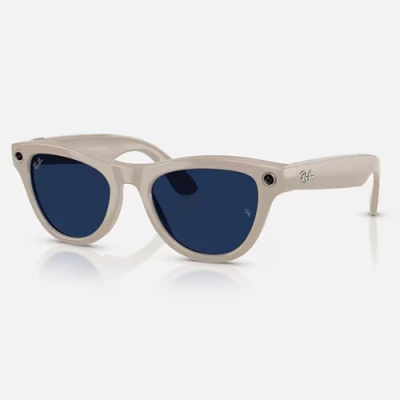 Ray-Ban Meta Skyler RW4010 (Shiny Сhalky Gray) (линзы- Transition Sapphire)