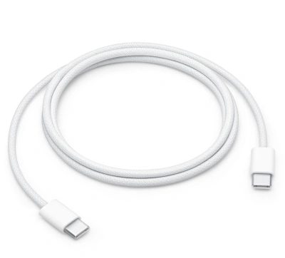 Оригинальный кабель USB-C Charge Cable 60W (1m) USB-C to USB-C MQKJ3FE/A A2795 плетеный