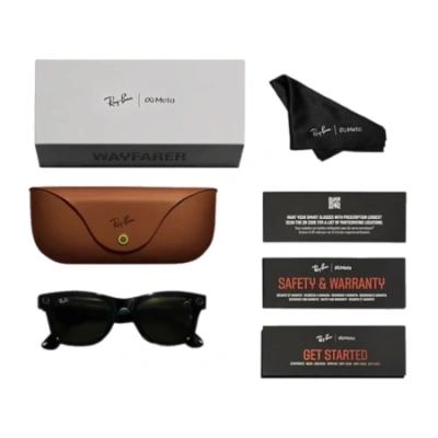 Ray-Ban Meta Wayfarer RW4006 (Shiny Black) (линзы Clear - прозрачные)