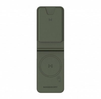 Кошелек-кардхолдер Magssory Geotag Magnetic Khaki