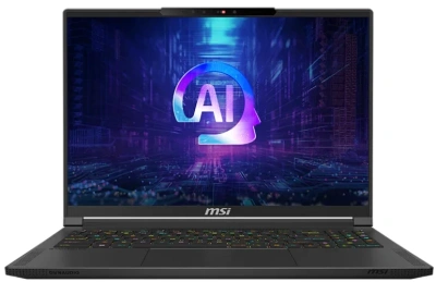 Ноутбук MSI Stealth A16 AI A3HWIG‑073US (AMD Ryzen AI 9 365 5000 MHz/32GB/1024GB SSD/16.0"/2560x1600/OLED/240Hz/Nvidia GeForce RTX 5080 16Gb/Wi-Fi/Bluetooth/Windows 11 Home) Черный 