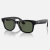 Ray-Ban Wayfarer RW4008 (Mate Black) (линзы-Transition Graphite Green) Size 53