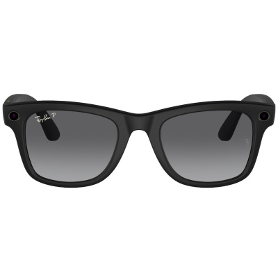 Ray-Ban Meta Wayfarer RW4008 (Mate Black) (линзы -Polar Gradient Graphite) S53