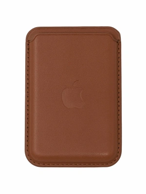 Картхолдер Apple Leather Wallet with MagSafe Gold Brown (реплика)