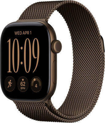 Apple Watch Series 12 (46 mm) - Aluminum "Dark Bronze" + Milanese Loop "Dark Bronze"