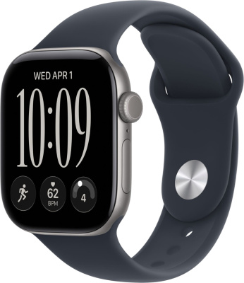 Apple Watch Series 12 (46 mm) - Aluminum "Space Gray" + Sport Band "Navy Blue"