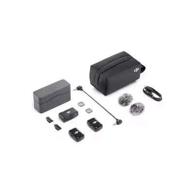 Комплект беспроводных микрофонов DJI Mic 2 (2 TX + 1 RX + Зарядный футляр)