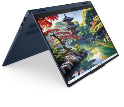 Ноутбук Lenovo IdeaPad 5 2-in-1 16 83KU000QUS (AMD Ryzen AI 7 350 2000MHz/16Gb/512Gb SSD/16.0/1920х1200/Touch/AMD Radeon 860M/Windows 11 Home) Синий 