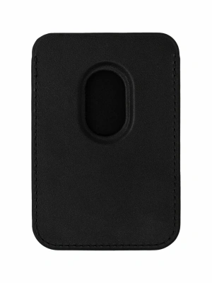 Картхолдер Apple Leather Wallet with MagSafe Black (реплика)