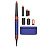 Dyson HS08 Vinca Blue Topaz Airwrap i.d. and Strait+Wavy, Европа