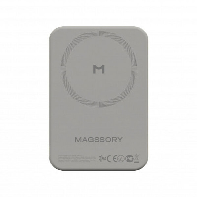 Беспроводной внешний аккумулятор Magssory Pride 5K, с магнитами, совместимый с MagSafe, с поддержкой Qi2