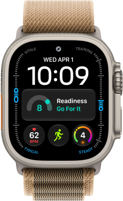 Apple Watch Ultra 4 (49 mm) - Titanium "Natural" + Alpine Loop "Desert"