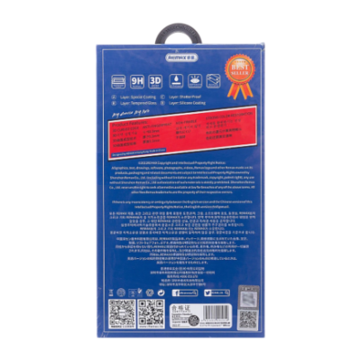 Глянцевое защитное стекло с сеткой на динамик Remax GL-27 для iPhone 16 Pro Max