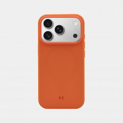 Чехол Magssory для iPhone 17 Pro, силикон, Orange