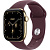 Apple Watch Series 12 (46 mm) - Titanium "Radiant Gold" + Sport Band "Burgundy"