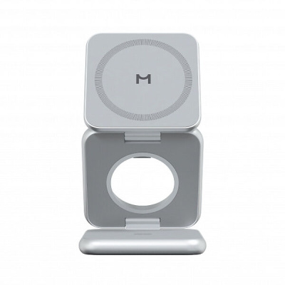 Зарядная станция Magssory Fold Pro 3 в 1 Silver